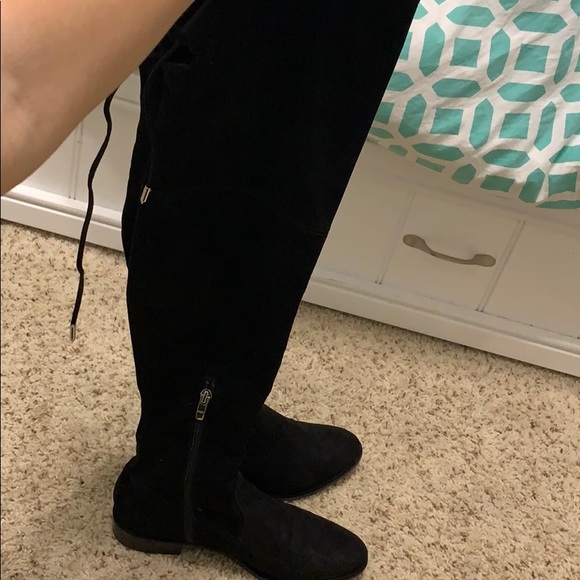 BLACK THIGH HIGHS - Picture 1 of 4